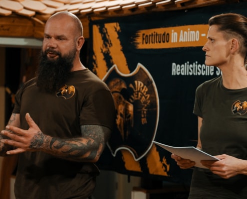 Ronny und Mandy von Urban Defense beim Selbstverteidigungstraining in Leipzig