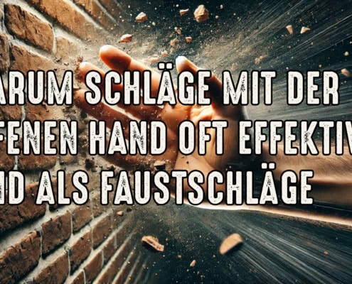 Warum Schläge mit der offenen Hand in der Selbstverteidigung effektiver sind als Faustschläge